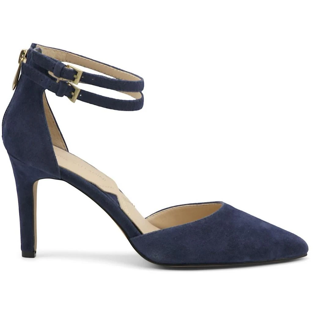 Adrienne Vittadini Nevi Womens Suede Ankle Strap Pumps 2