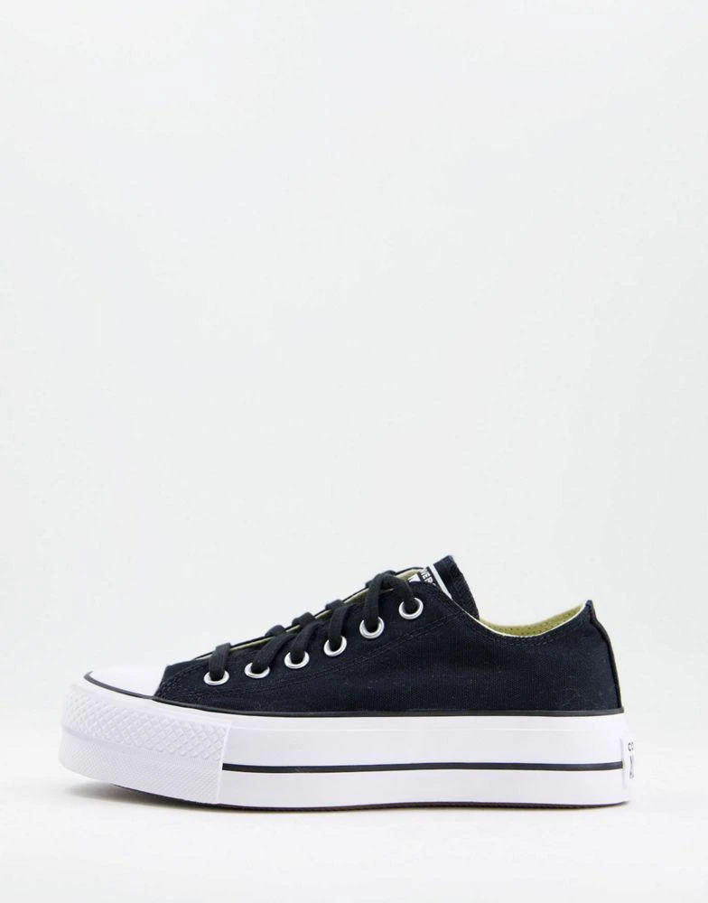 Converse Converse Chuck Taylor Lift Ox platform trainers in black