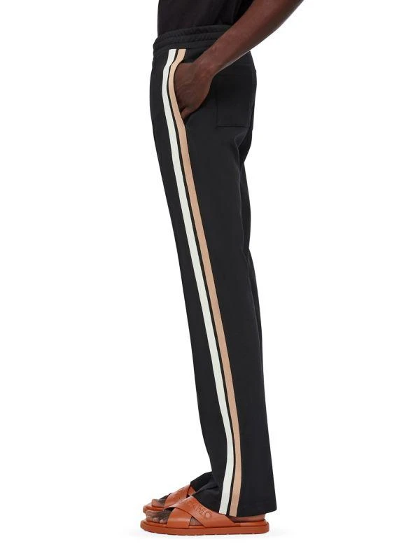 Salvatore Ferragamo Striped Cotton-Blend Track Pants 3