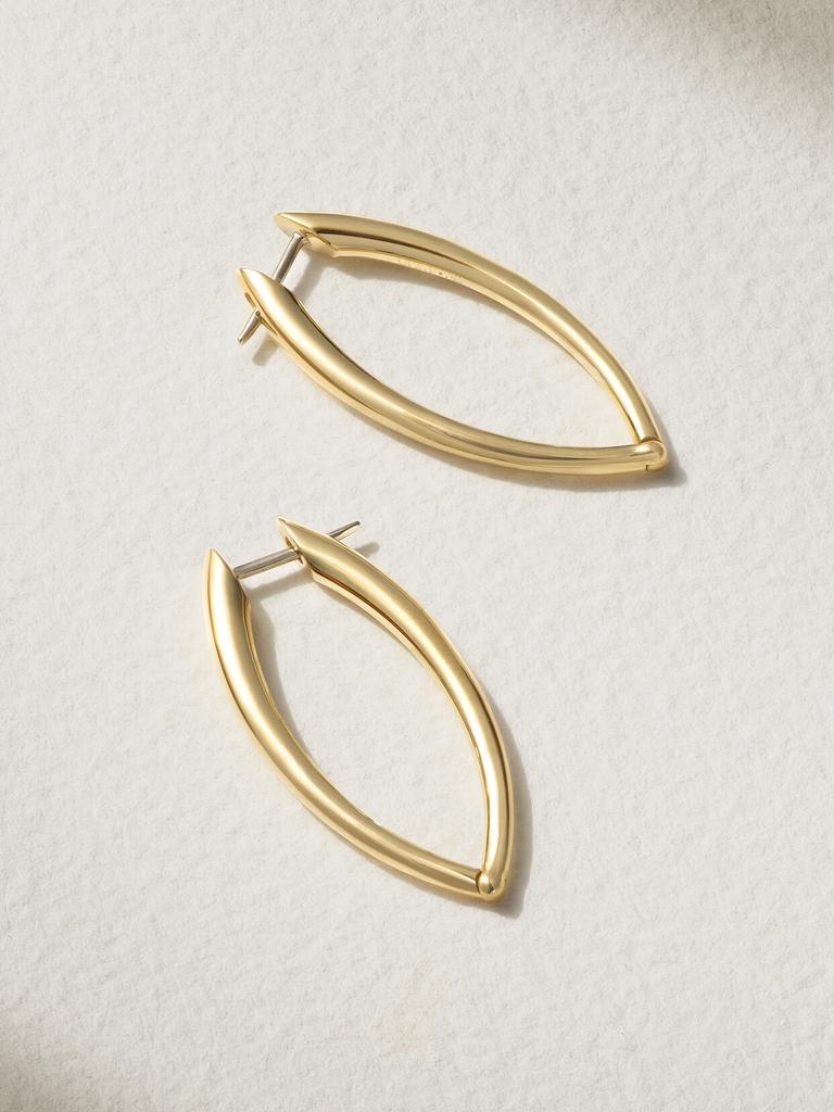 Melissa Kaye Cristina 18k 黄金中号耳环