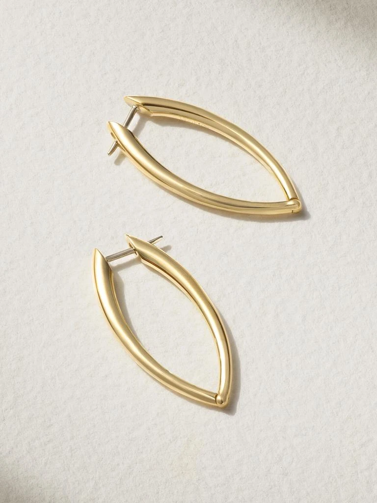 Melissa Kaye Cristina 18k 黄金中号耳环 1