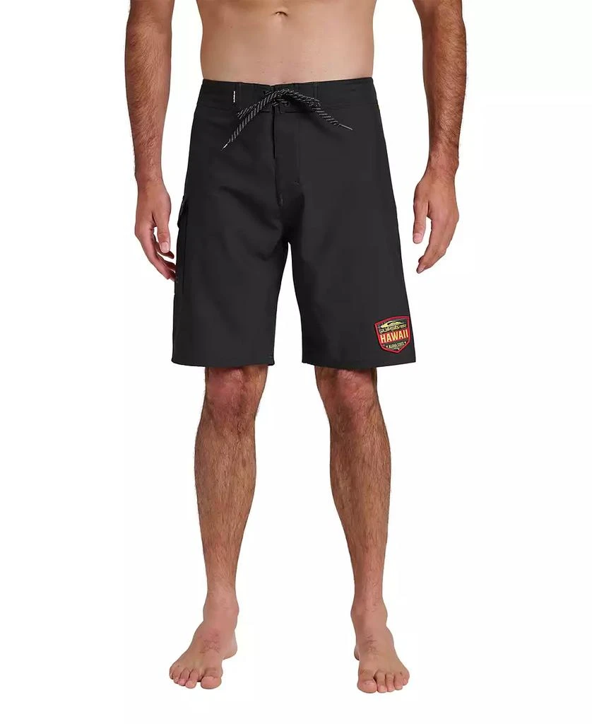 Quiksilver Men
s Sidewind Camo Print Swim Shorts
