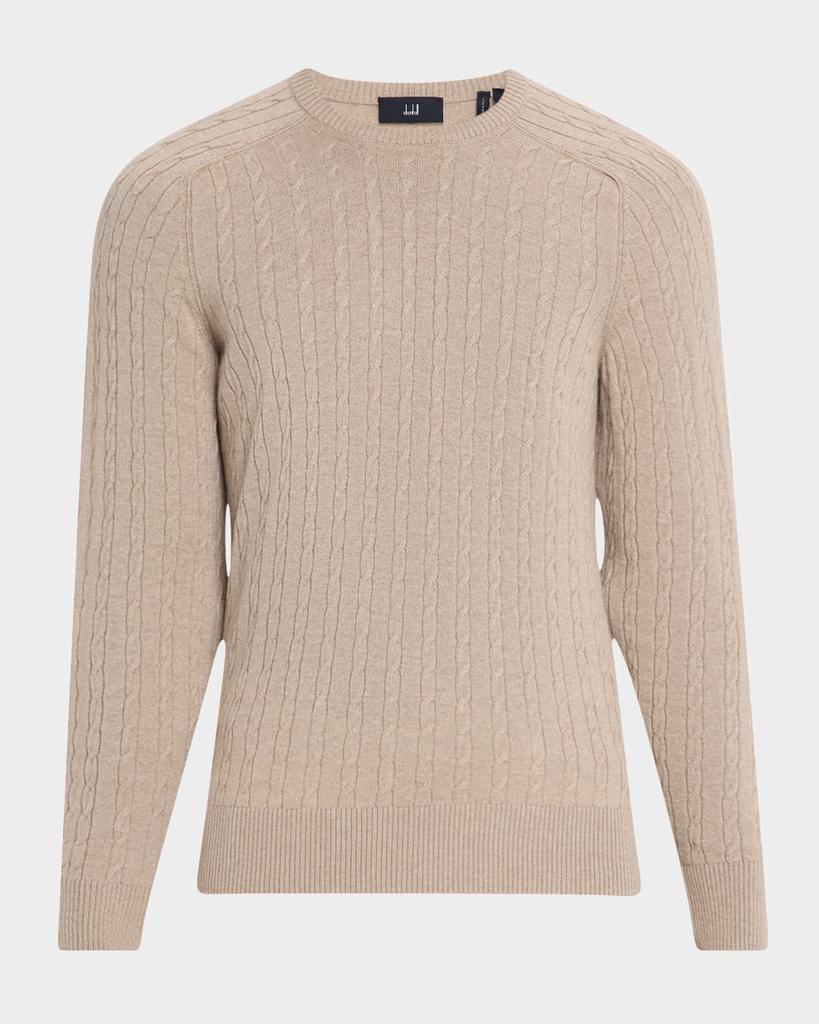 Dunhill Men's Cashmere Cable Knit Crewneck Sweater
