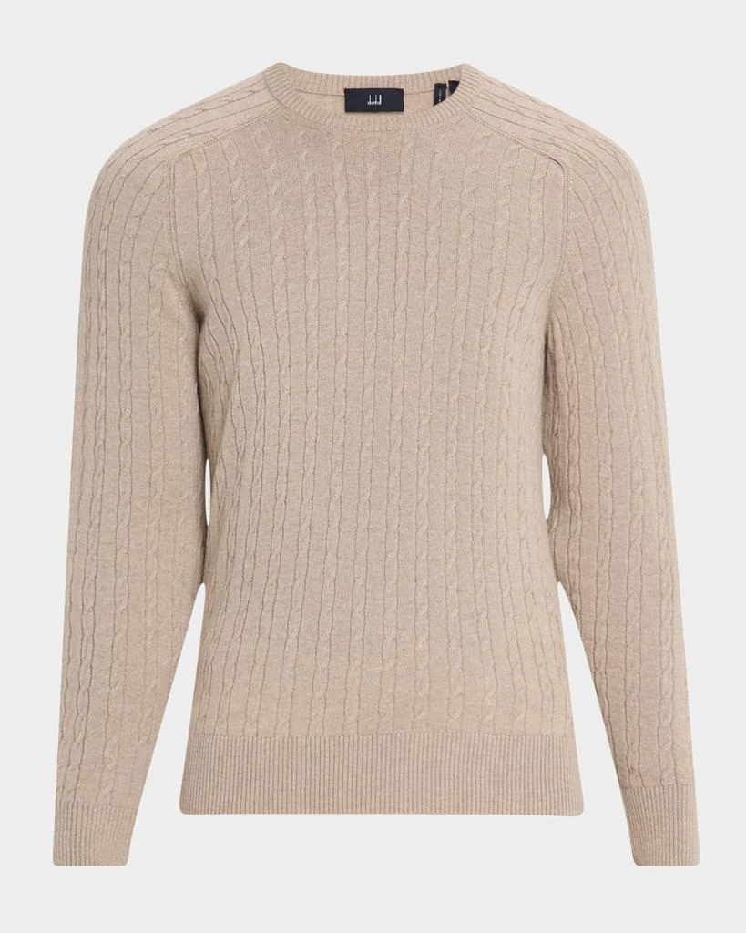 Dunhill Men's Cashmere Cable Knit Crewneck Sweater 1