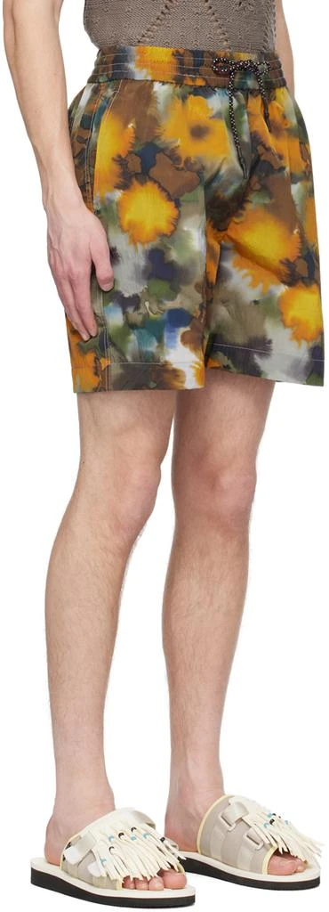 A PERSONAL NOTE 73 Khaki & Yellow Graphic Shorts 2