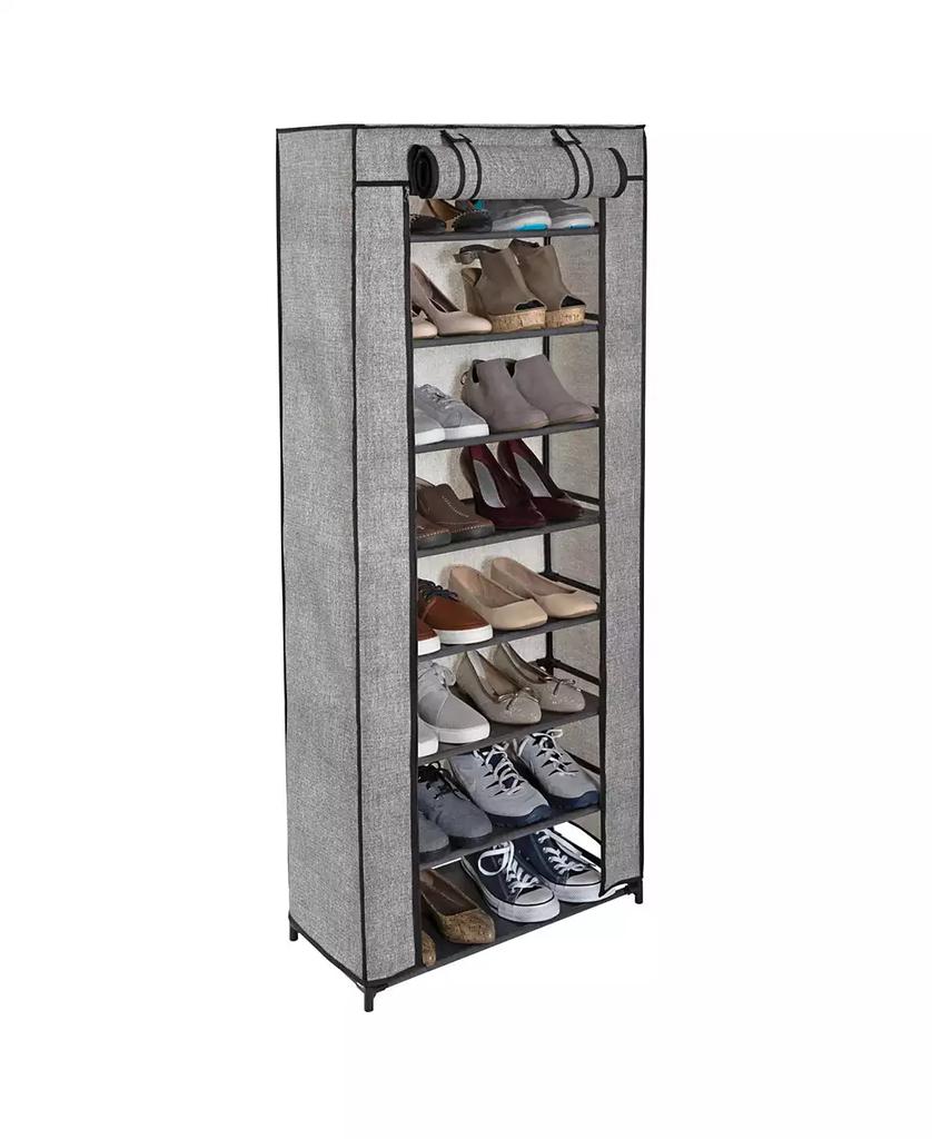Simplify 8 Tier Shoe Organizer with Cover