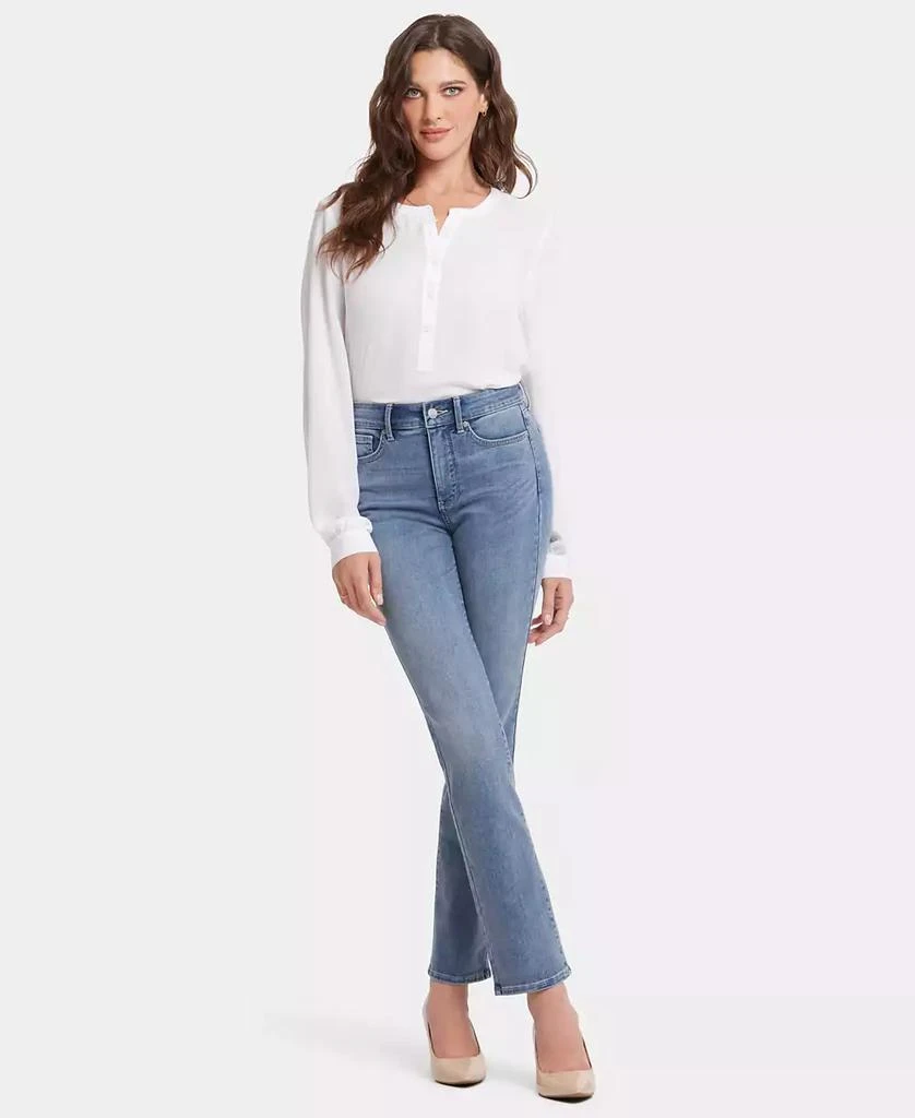 NYDJ Women's High Rise Marilyn Straight Jeans 1