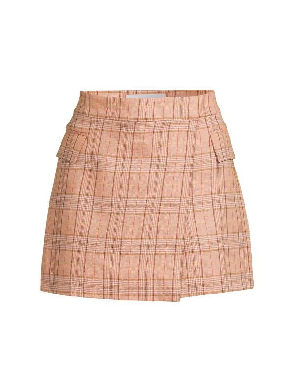Derek Lam Jillian Plaid Mini Skort 3