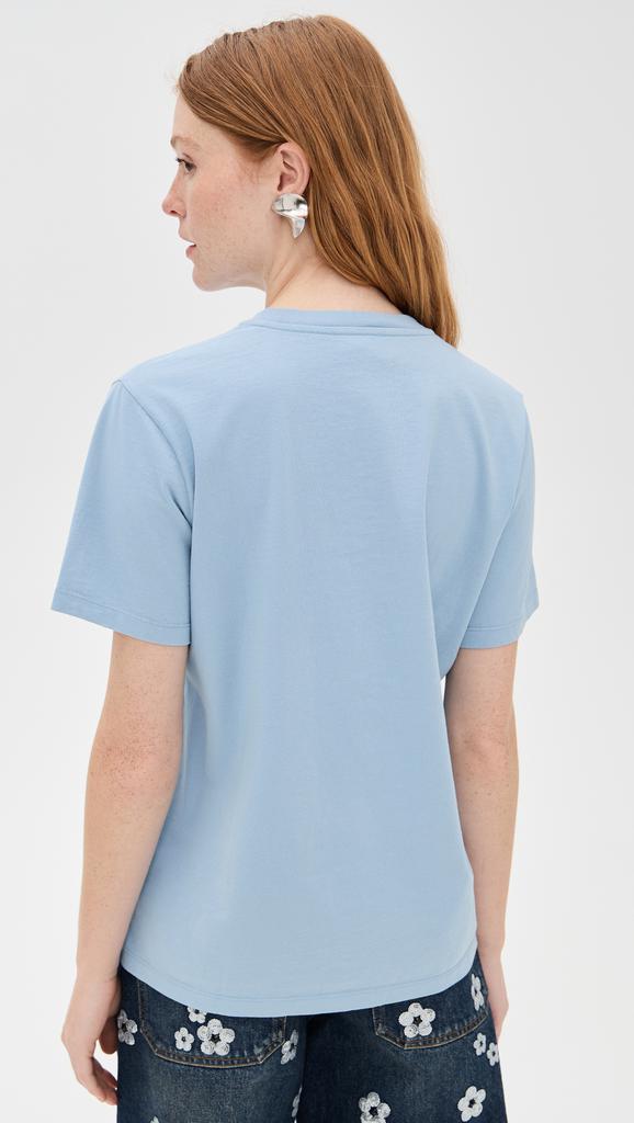 Ganni Future Basic Jersey Bunny Relaxed T-Shirt