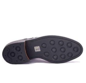 Crockett & Jones Pembroke Black Scotch Grain Calf Derby Shoe 2