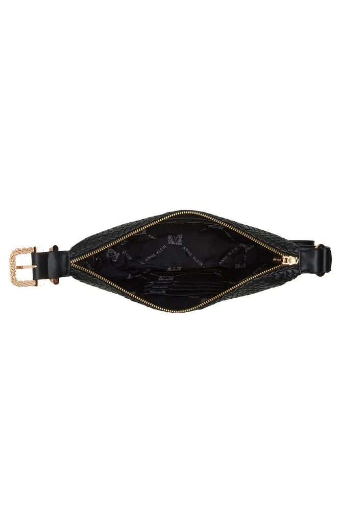 Anne Klein Woven Sling Crossbody Bag 4