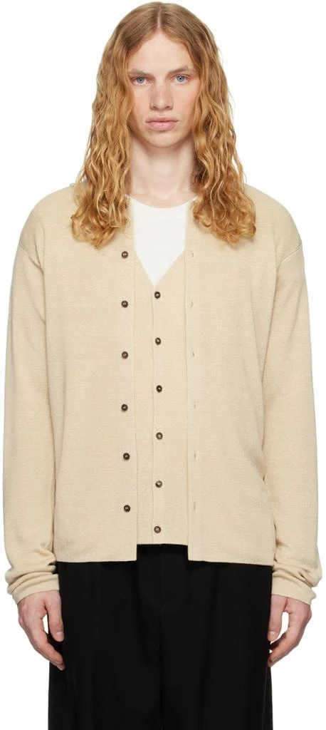 The Row Beige Lorde Cardigan 1