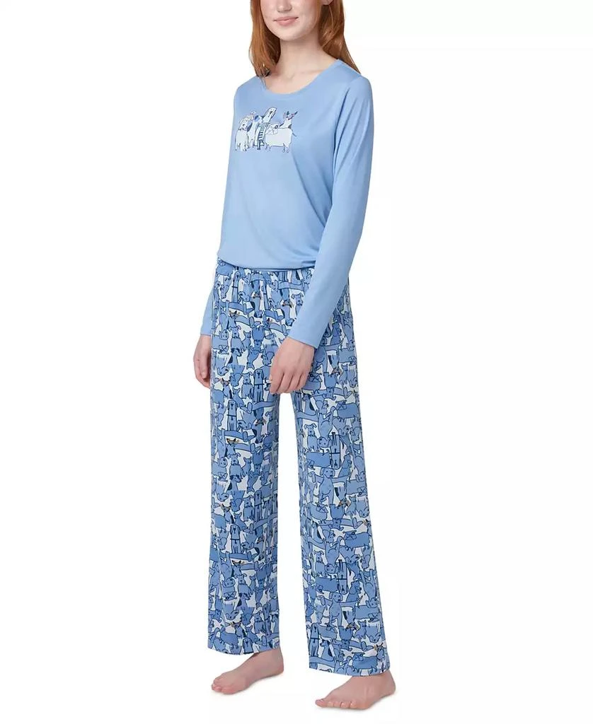 Hue Women's 2-Pc. Timeless Soft Jersey Packaged Pajama Set 3