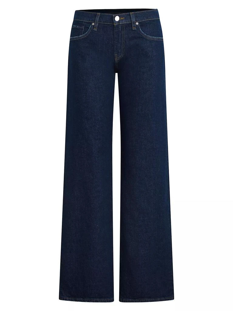 Hudson Kelli Low-Rise Wide-Leg Jeans 1