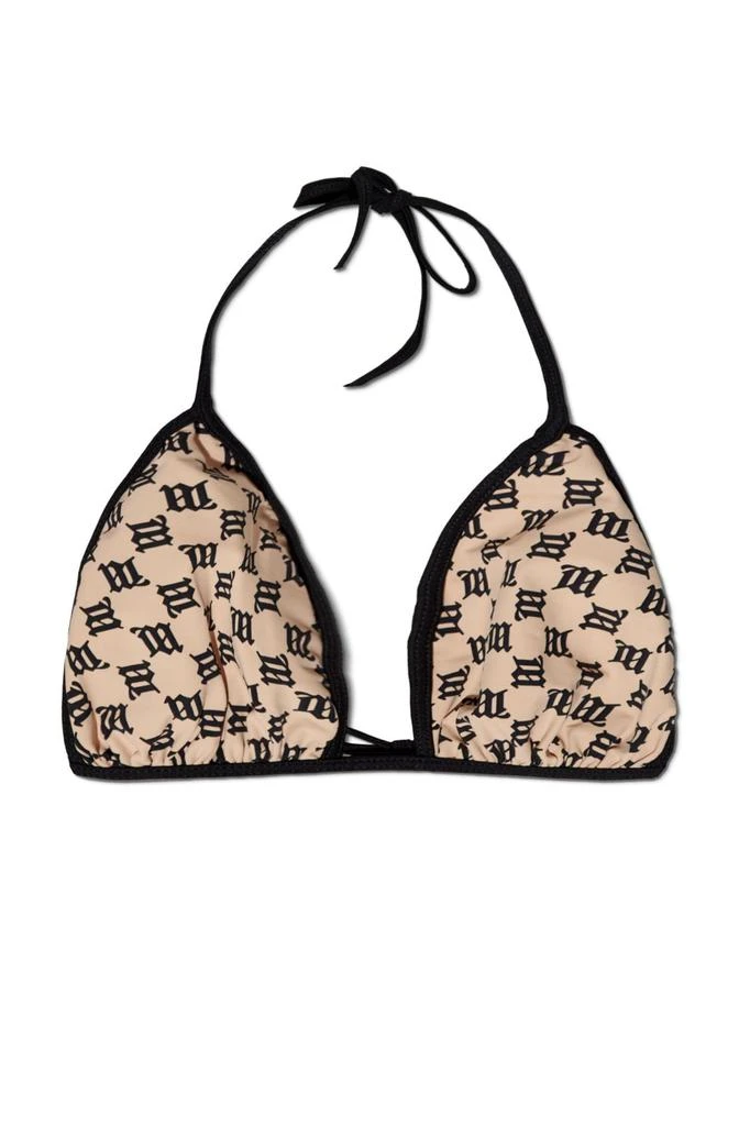Misbhv Misbhv All-Over Logo Printed Swimsuit Top 1