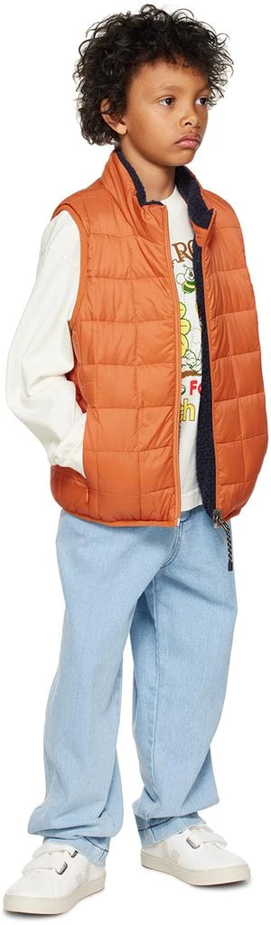 Taion Kids Navy & Orange Reversible Vest 5