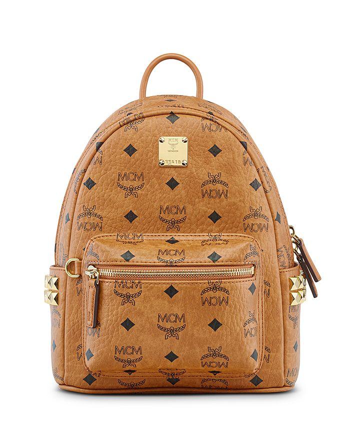 MCM Stark Side Studs Backpack in Visetos