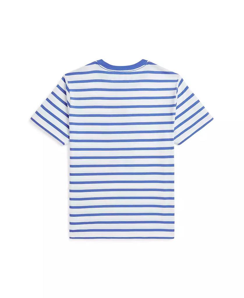 Ralph Lauren Big Boys Polo Bear Striped Jersey T-Shirt