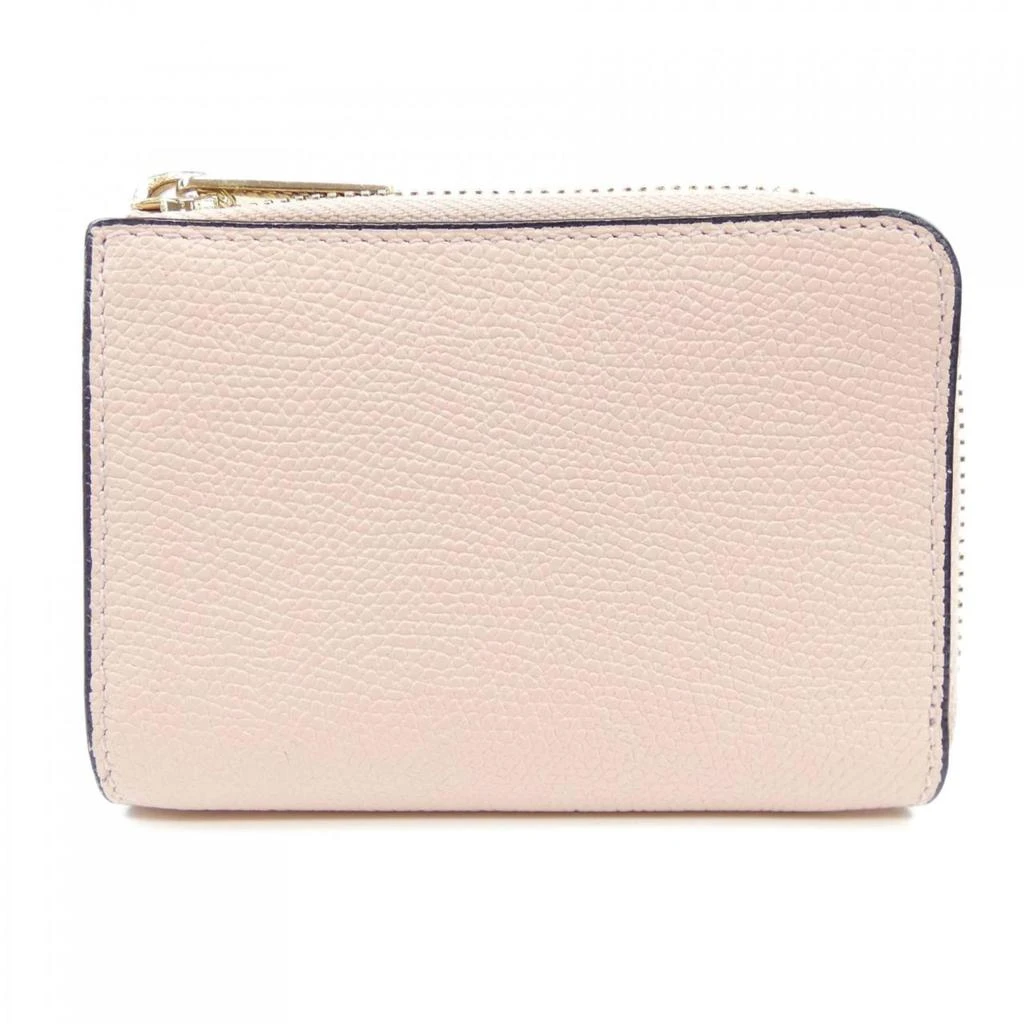 VALEXTRA Leather Coin Purse/Coin Case (Pre-Owned)