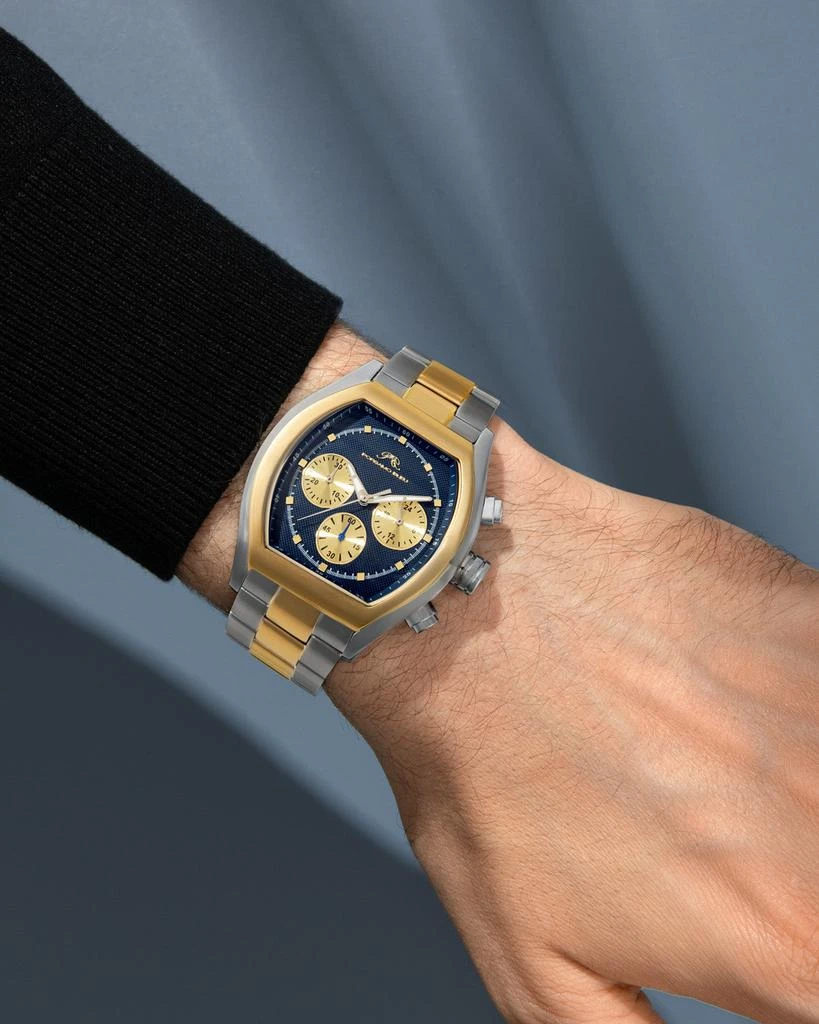 Porsamo Bleu Roman Stainless Steel Two Tone & Blue Men's Watch 1291EROS 2