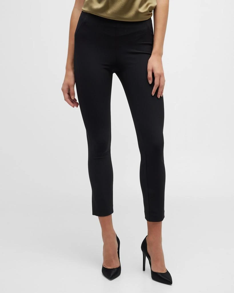 VERONICA BEARD Zip-Back Scuba Leggings 2