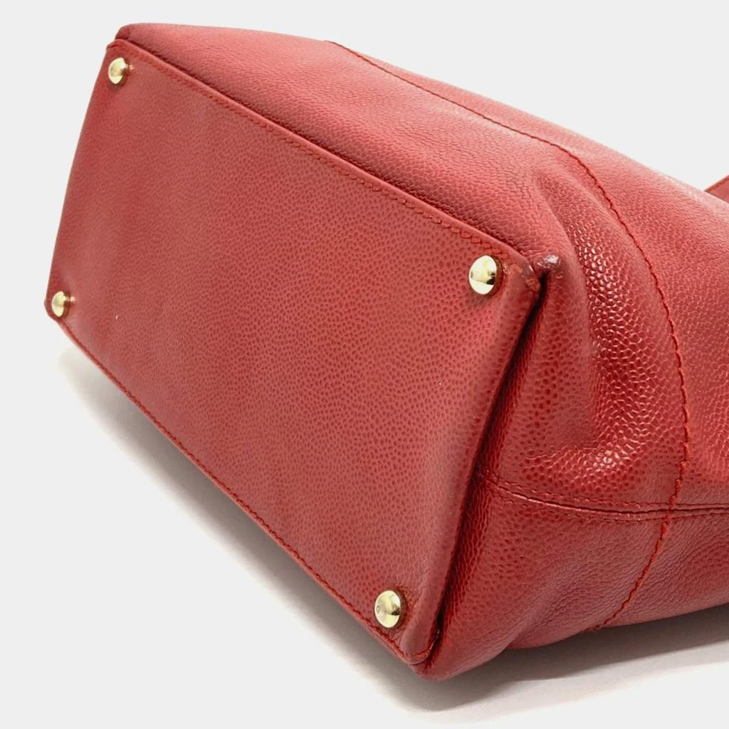 Chanel Chanel Red Cc Mark Bag Vintage Tote Bag 7
