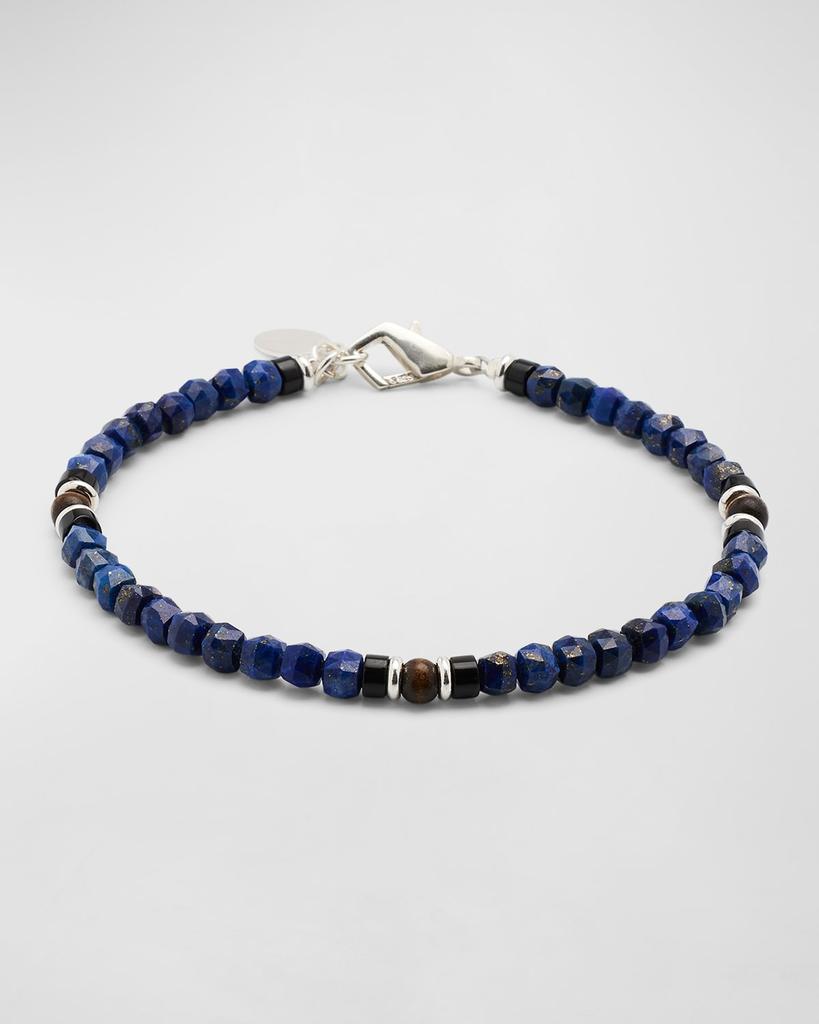 Jan Leslie Men's Gemstone Beaded Bracelet