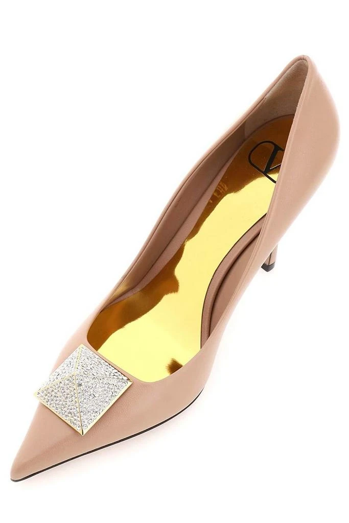 Valentino Valentino Garavani One Stud Pointed Toe Pumps 3
