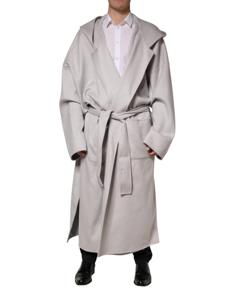 Dolce 
Gabbana Belted Long Trench Coat Men Men
s Jacket