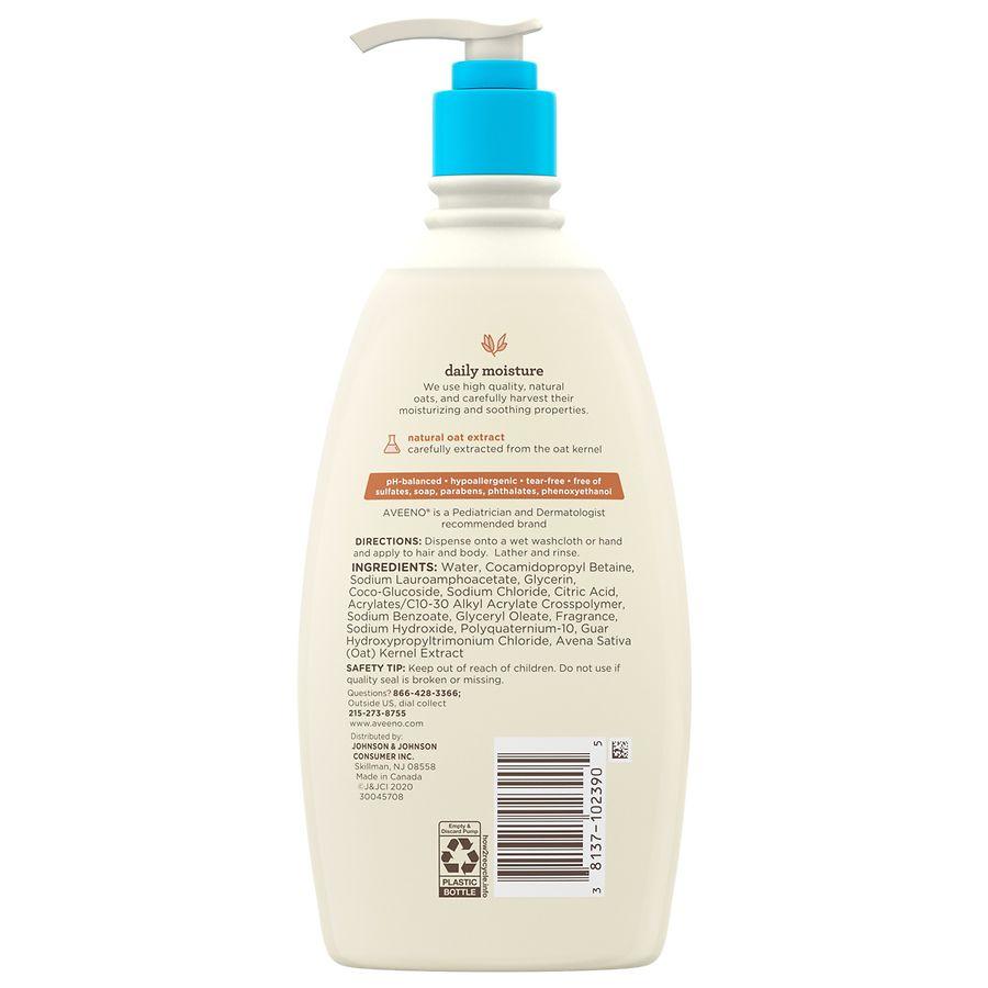 Aveeno Body Wash Shampoo, Oat Extract