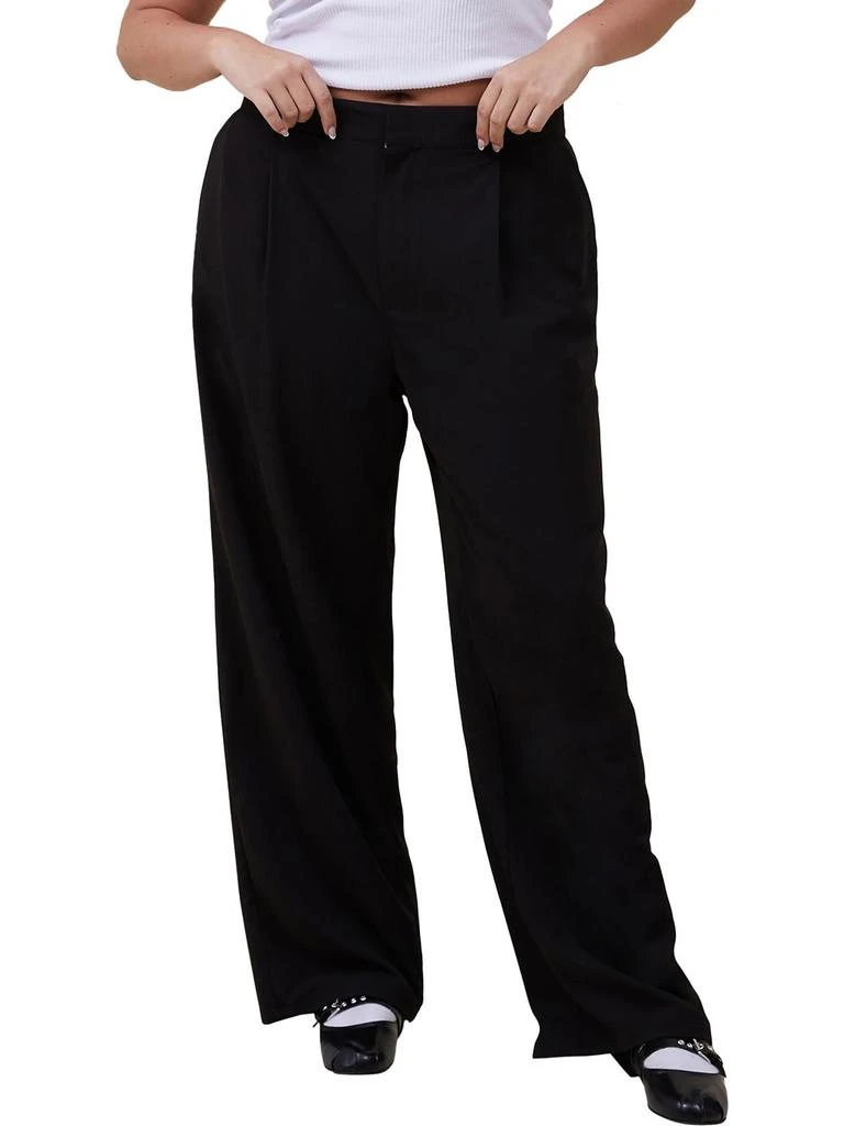 Cotton On Womens High Rise Pleated Wide Leg Pants 1