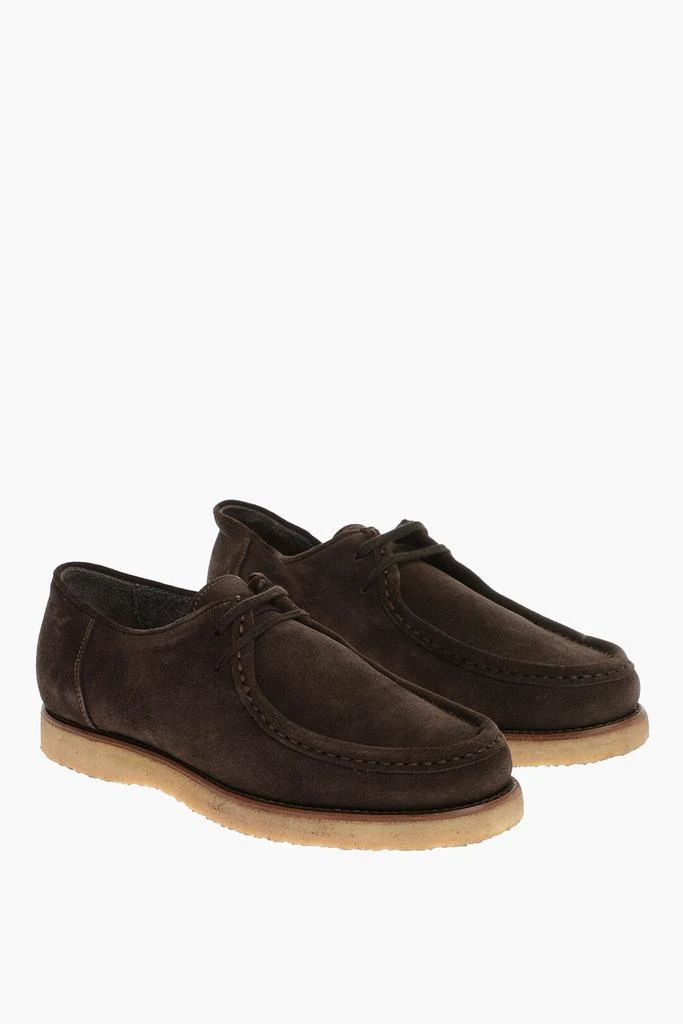 Corneliani Suede Lace-Up Loafers 1