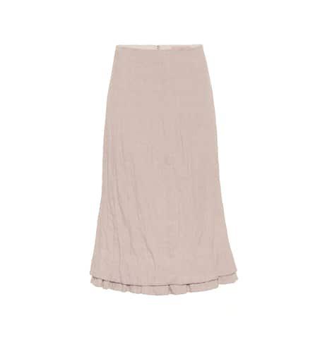 Brock Collection Quarzo linen-blend midi skirt