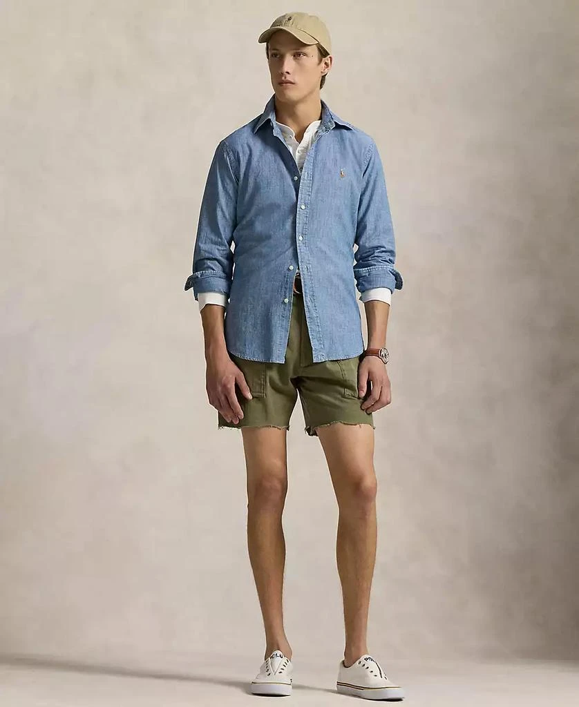 Ralph Lauren Men's Classic-Fit Indigo Chambray Shirt 4