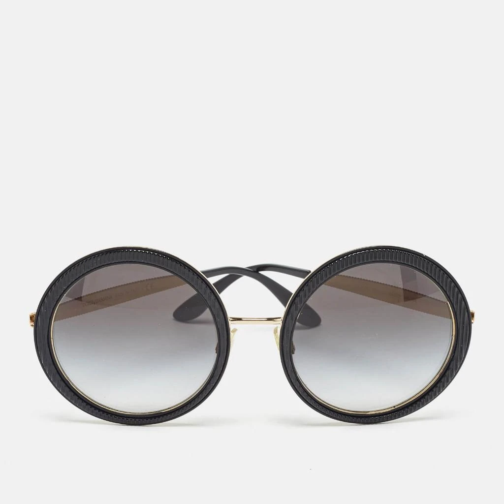 Dolce & Gabbana Dolce & Gabbana Black Gradient DG2179 Frame Round Sunglasses 1
