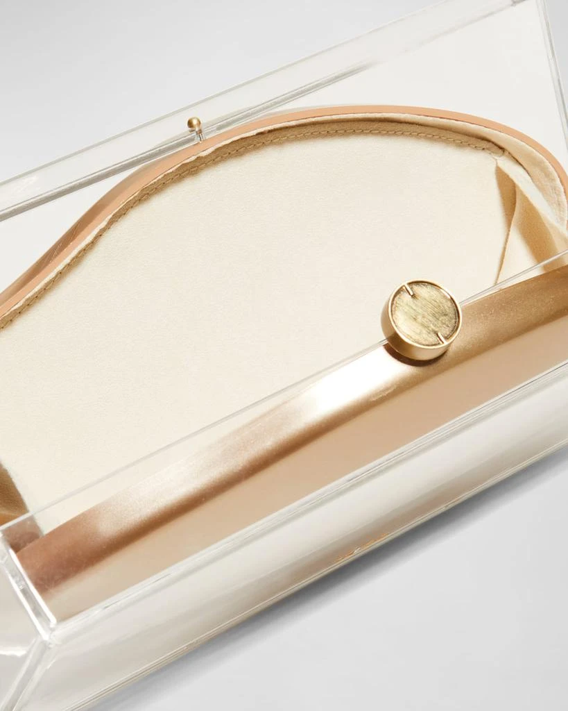 Cult Gaia Annika Clear Acrylic Clutch Bag 3