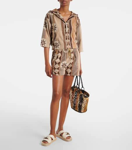 Loewe Paula's Ibiza printed terry shorts 2