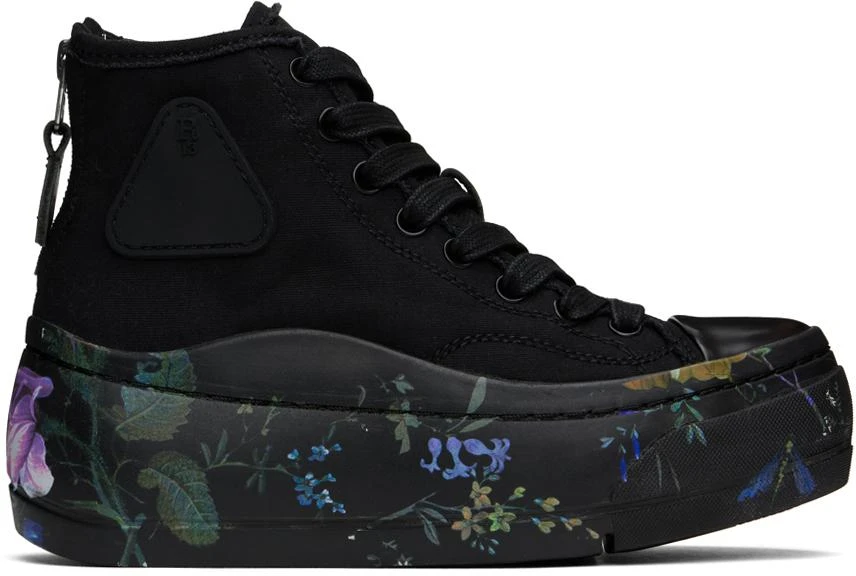 R13 Black Kurt High Top Sneakers 1