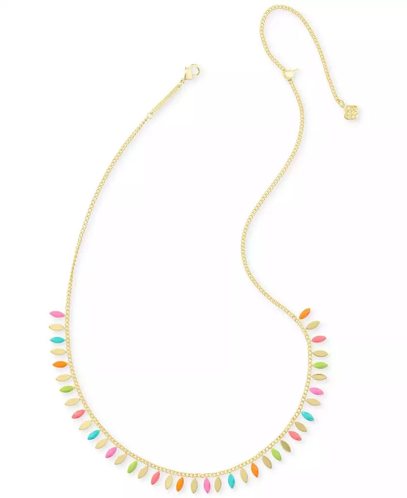 Kendra Scott 14k Gold-Plated Multicolor 19" Adjustable Statement Necklace 2
