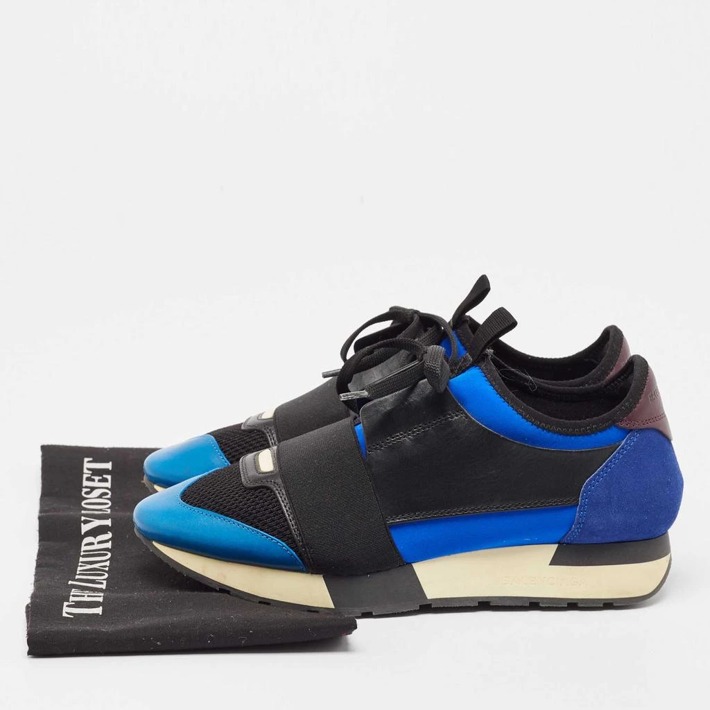 Balenciaga Balenciaga Multicolor Suede and Leather Race Runner Sneakers Size 38 9