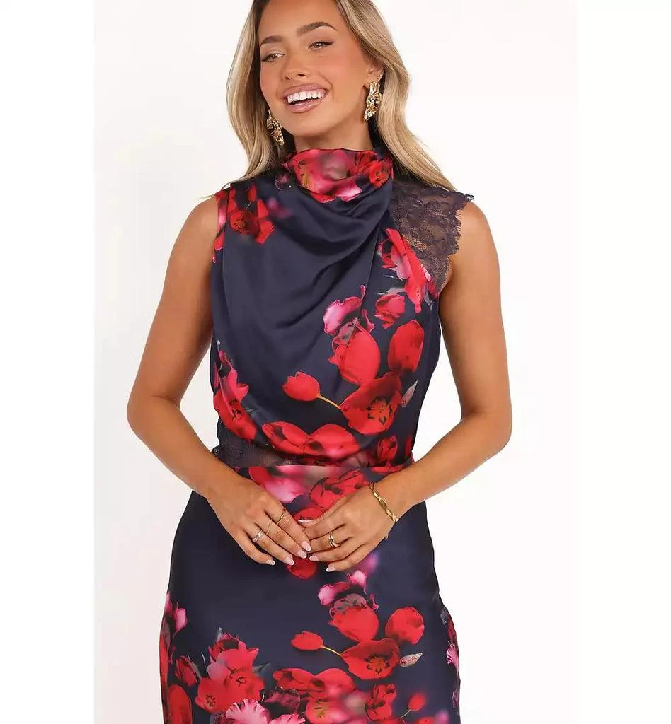 Petal and Pup Women's Anabelle Halter Neck Lace Maxi Dress - Navy Floral -  Dresses & Skirts - Compare Prices from 4+ Stores - Free Shipping -  BeyondStyle
