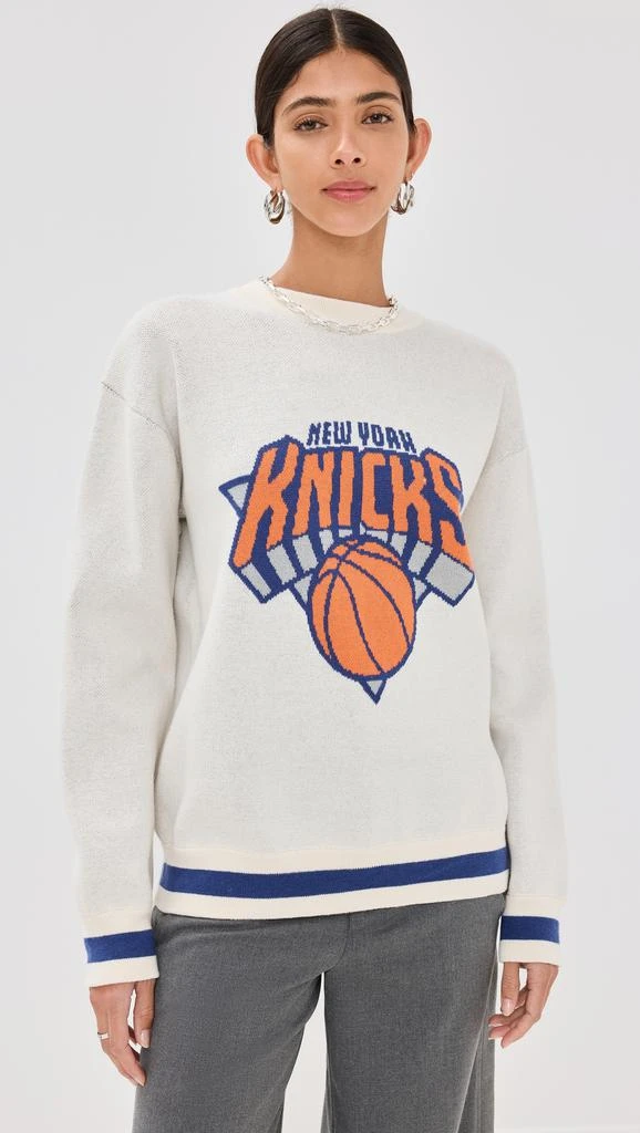 Terez Knicks Knit Crew Neck Sweatshirt 6