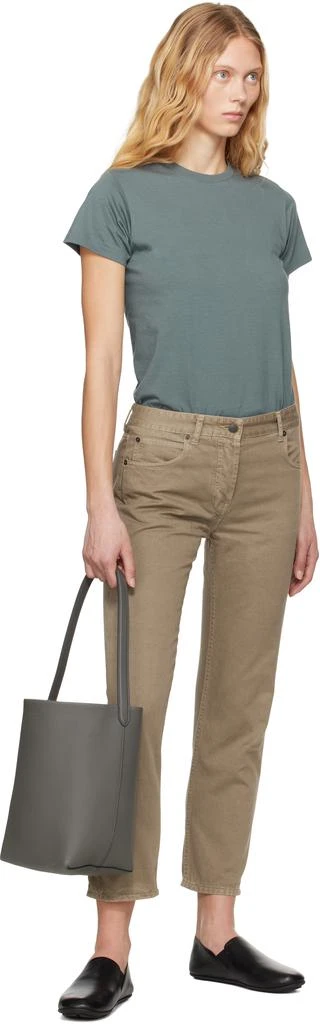The Row Gray Medium N/S Park Tote 4