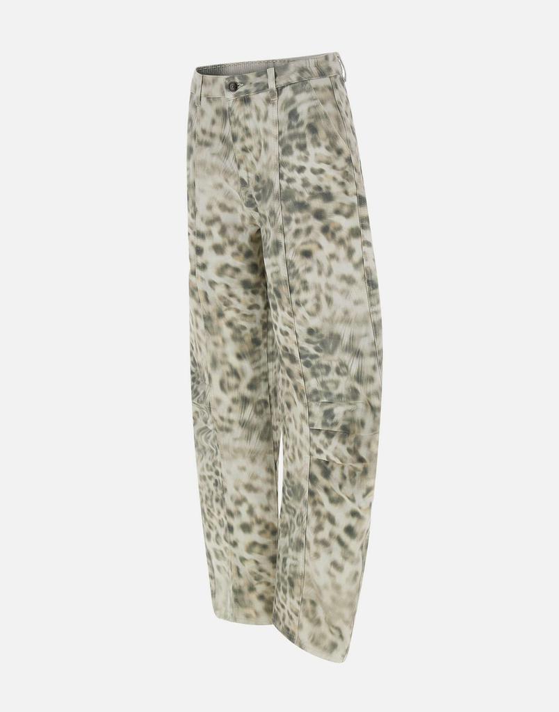 ROTATE Birger Christensen "Printed denim cargo"