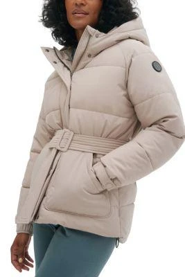 NOIZE Bonita-03 Mid-Length Belted Puffer Coat 3
