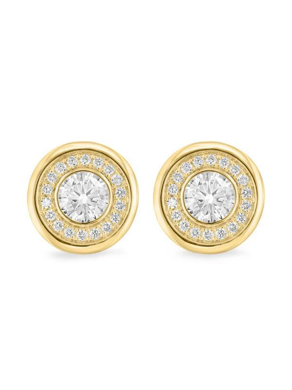 Effy 14K Yellow Gold 
1.19 TCW Lab Grown Diamond Stud Earrings 1