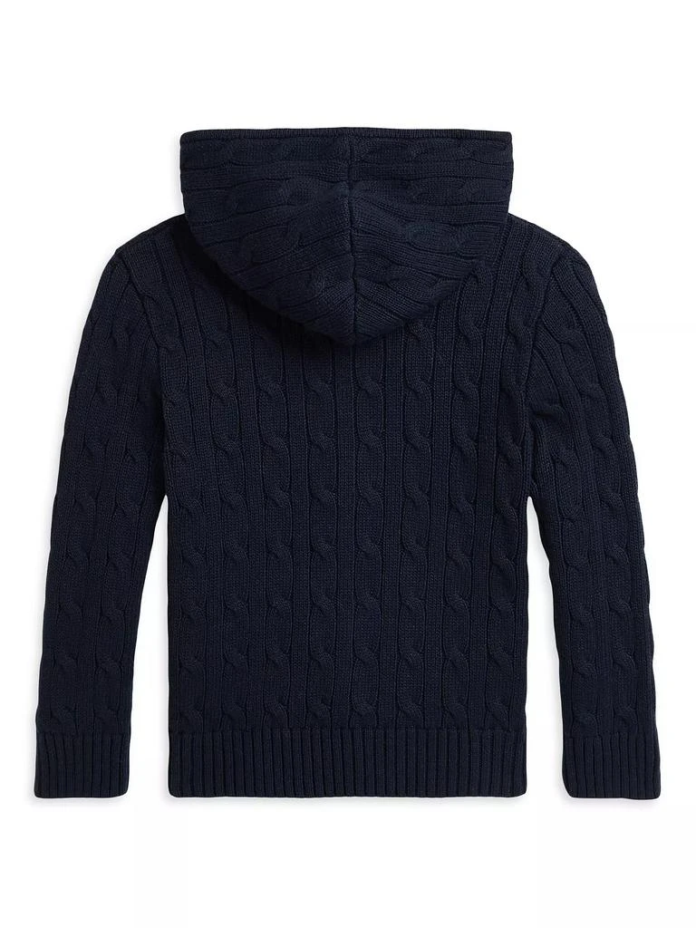 Ralph Lauren Little Boy's &amp; Boy's Cable-Knit Zip-Up Hoodie 3