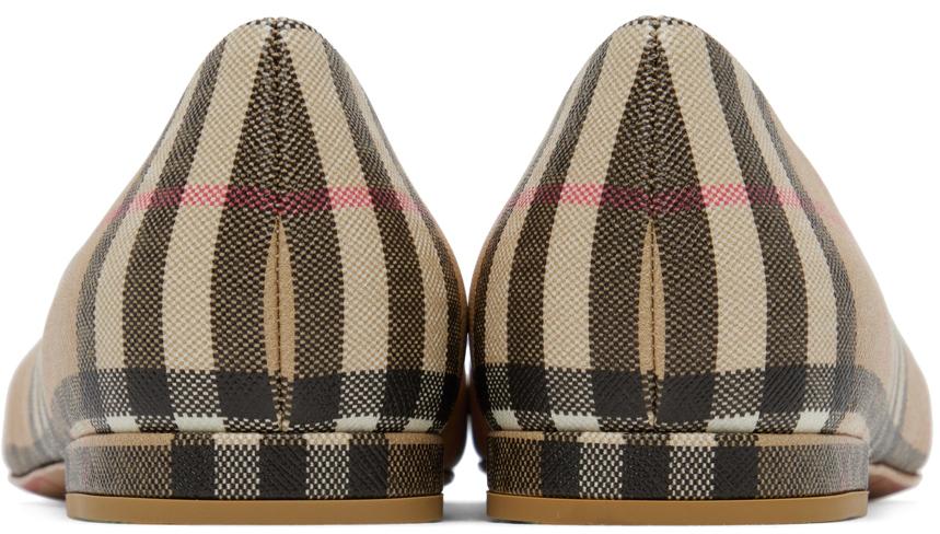 Burberry Beige Vintage Check Ballerina Flats
