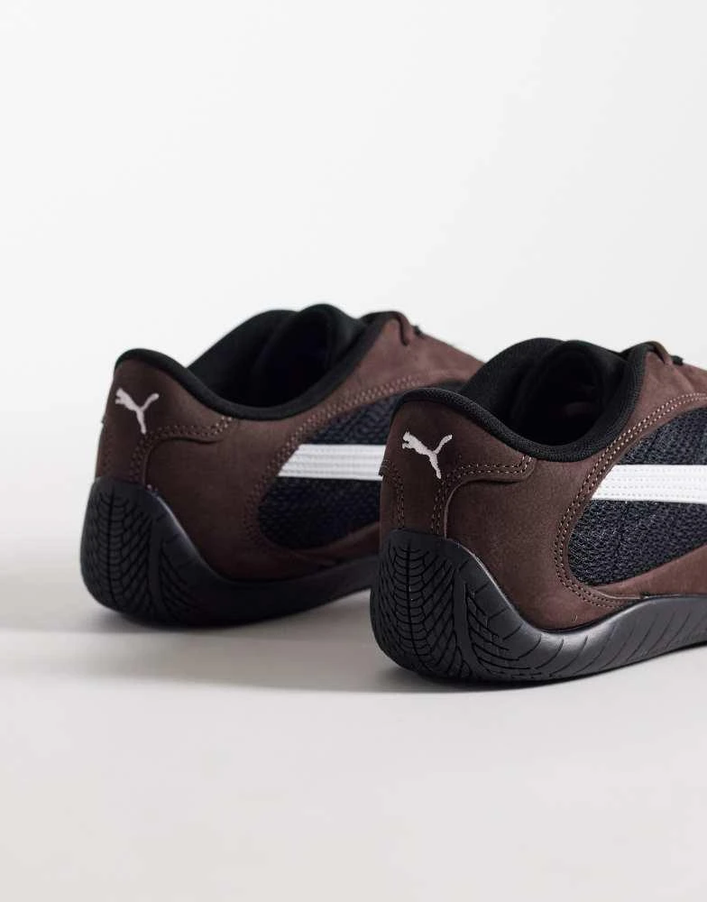 Puma Puma Speedcat Plus trainers in chocolate brown 5