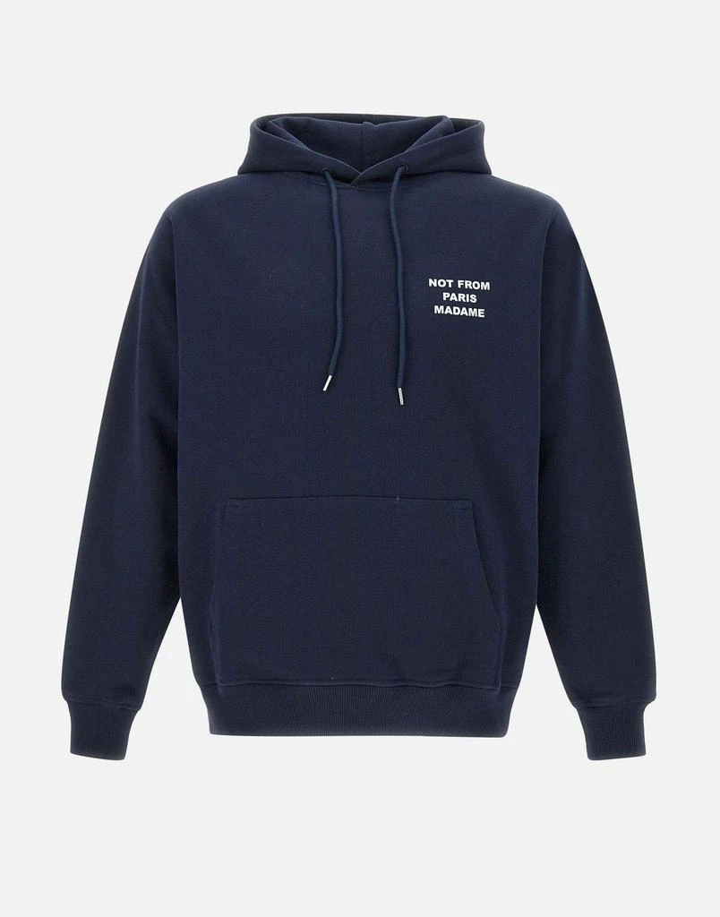 Drôle de Monsieur ‘ Le Hoodie Slogan’ cotton sweatshirt 1